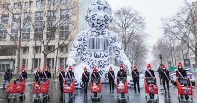 La Manif pour tous před francouzským ministerstvem zdravotnictví